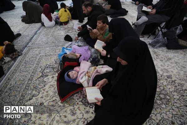 مراسم احیاء نخستین شب قدر در حرم حضرت معصومه(س)