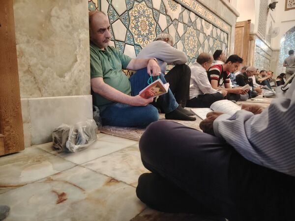 مراسم روح بخش دعای پرفیض عرفه در آستان مقدس حضرات سیدان الکریمان (ع)