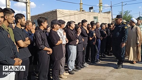 تشییع و تدفین شهید مصطفی حسینی در روستای سید آباد 