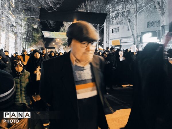 حضور ملت غیور بجنورد در شهرستان بجنورد  پی شهادت رهبر انقلاب 