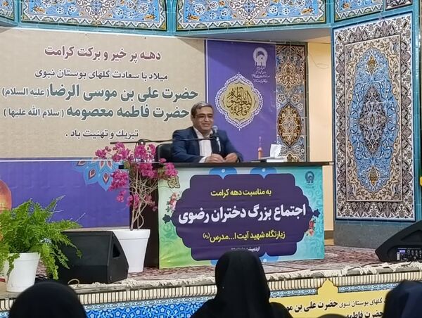 برگزاری اجتماع بزرگ دختران رضوی در شهرستان کاشمر 