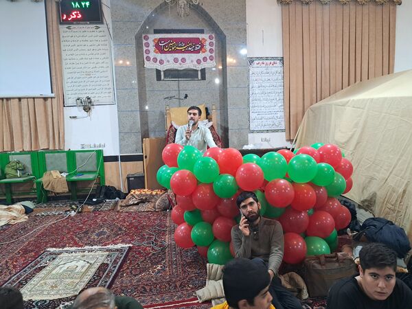 اعتکاف دانش‌آموزی در شهرستان عجب‌شیر