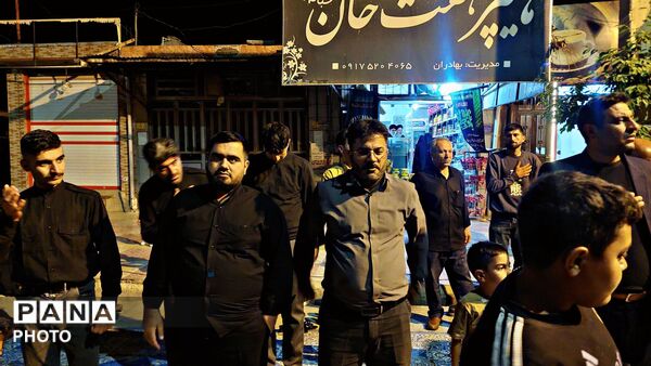 مارگون در شب چهارم محرم غرق در ماتم و عشق حسینی شد