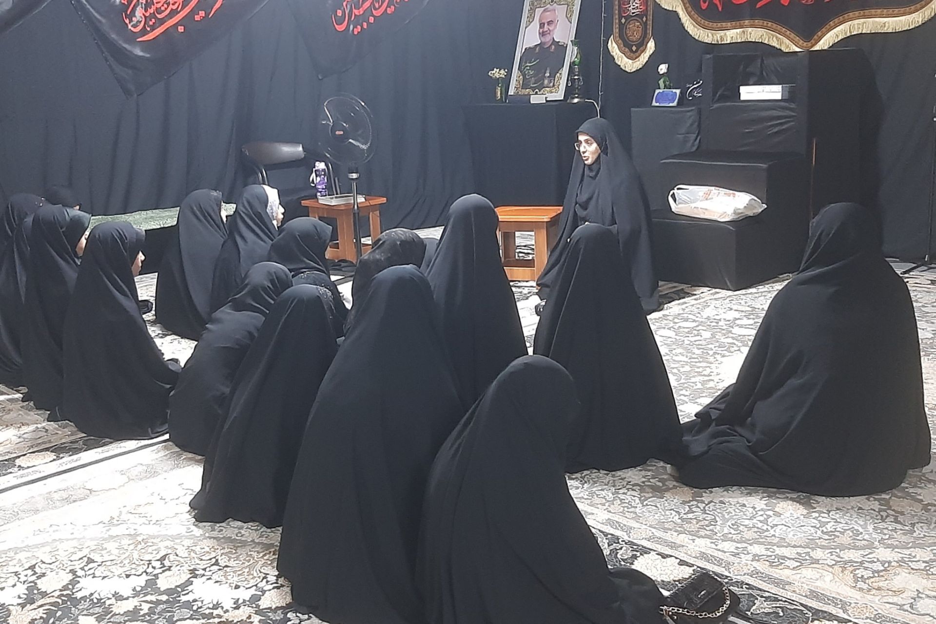 هیئت نوجوانان حسینی در حسینیه مسجد حضرت علی اکبر (ع) رباط کریم