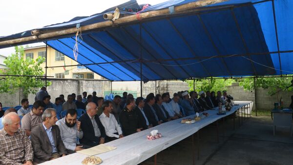 مراسم کلنگ‌زنی دبستان ۹ کلاسه غزالی ناو