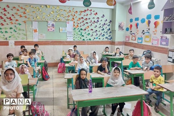 آغاز دوره کوتاه مدت آموزشی ویژه نوآموزان بازمانده از دوره پیش دبستانی در ناحیه دو شهرری 