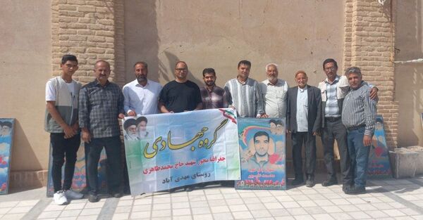 میز خدمت مسئولان شهرستان خلیل آباد در مصلی نماز