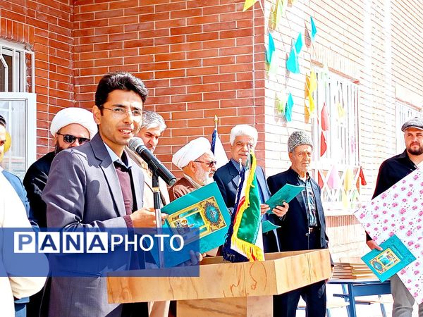 افتتاح مدرسه مرحوم نساجیان در کاشمر