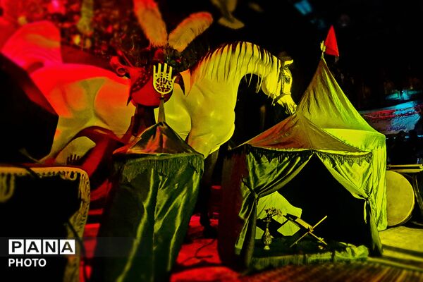 آیین سوگواری امام سجاد (ع) و سومین روز شهادت شهدای کربلا در آباده