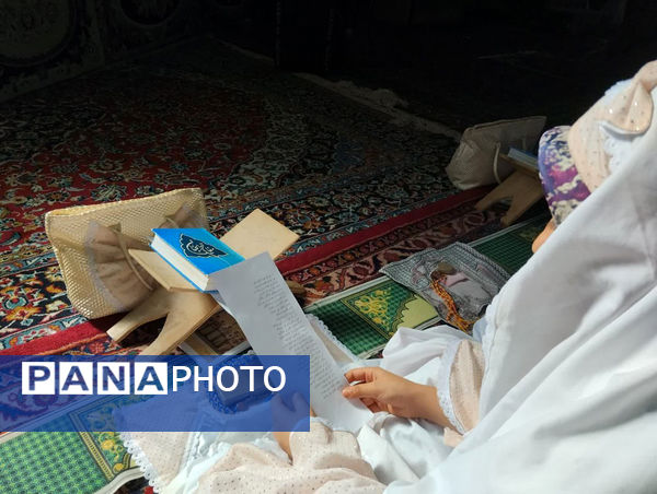 اعتکاف دانش‌آموزی در شهر جعفریه قم