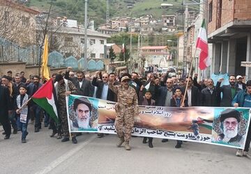 راهپیمایی روز جهانی قدس در سوادکوه