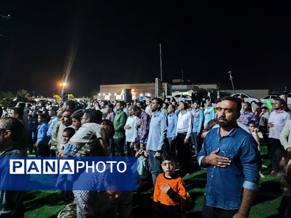  جشن میلاد امام رضا (ع) در جزیره بوموسی