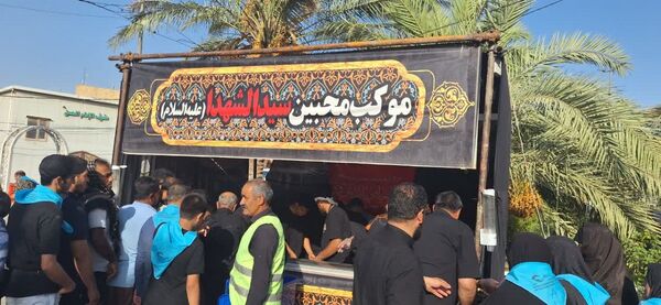 حضور کاروان زائر اولی‌های قم در کربلا