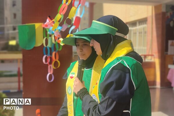 افتتاحیه طرح میدان پویا در دبیرستان شاهد بهشت رباط‌کریم
