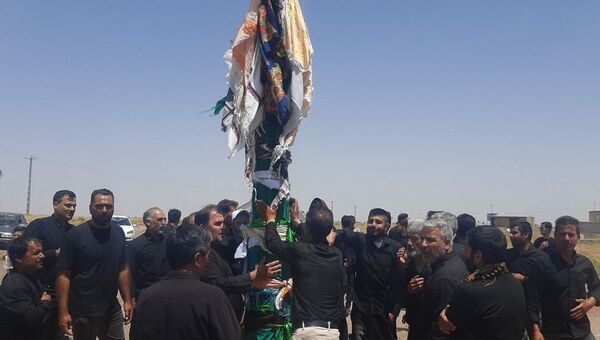 عزاداری روز عاشورای حسینی در روستای حسن آباد بلهر 
