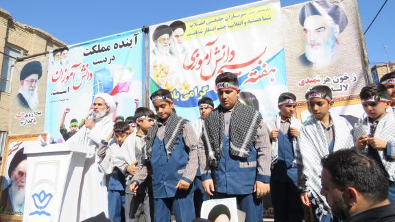 یوم الله ۱۳ آبان در شهرستان خلیل آباد 