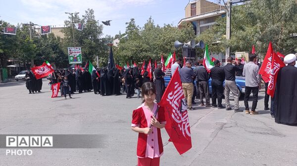 حضور پرشور جاماندگان در پیاده‌روی اربعین حسینی در شهر فارسان 