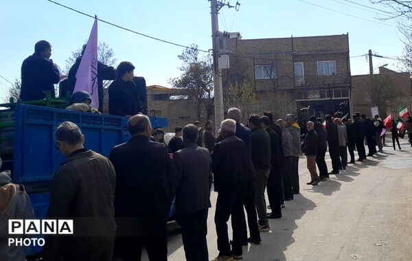 دسته روی و عزاداری درروستای نجف