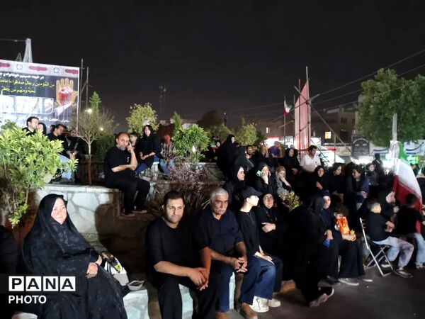 صد و چهاردهم تجمع اقتدار در فردیس با حال‌ و هوای محرم