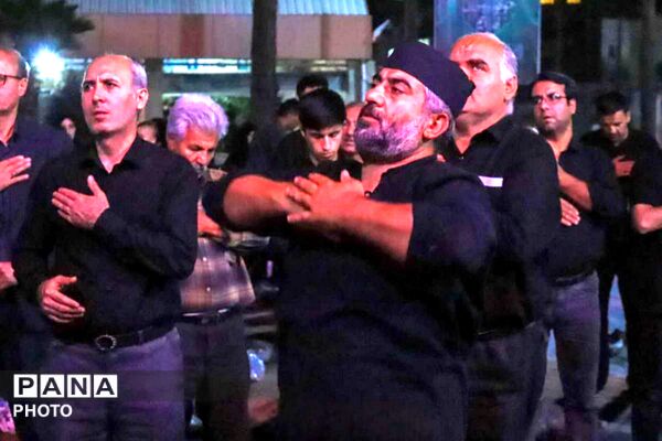 عزاداری شب هفتم محرم در امامزاه عمادالدین رباط‌کریم