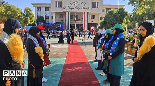 نواخته شدن زنگ مهر همزمان با آغاز سال تحصیلی جدید در تبادکان