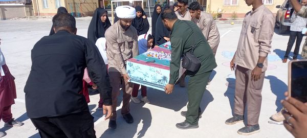 تشییع شهید گمنام در بوموسی 