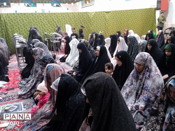 نماز جماعت و افطاری در شب سوم ماه مبارک رمضان  