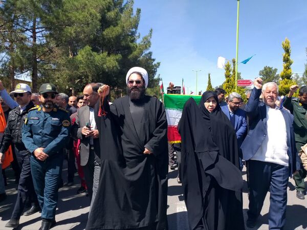 راهپیمایی روز قدس در شهرستان کوهپایه 