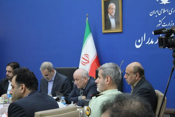 جلسه بررسی وضعیت سواحل مازندران با حضور معاون وزیر کشور