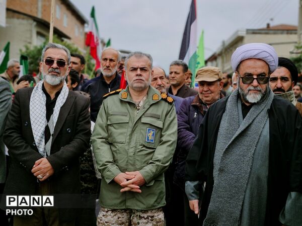 فریاد بلند آزادی قدس در گلوگاه 