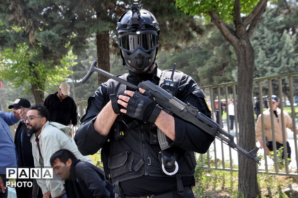 شکوه رزمایش «جانفدا برای ایران امام رضایی» در کرمانشاه
