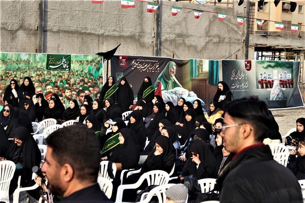 مراسم دومین سالگرد خاکسپاری شهید گمنام آموزشکده فنی دختران قم