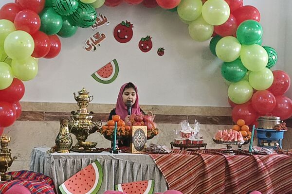 جشن یلدا در مدرسه شهید اسماعیلی عقدا پردیس