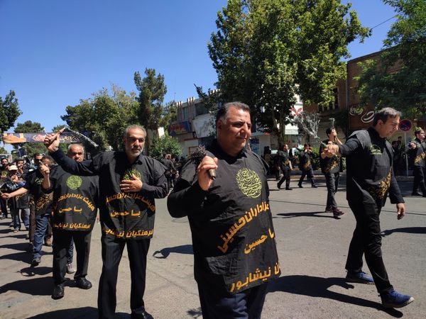 عزاداری عاشورا حسینی در نیشابور
