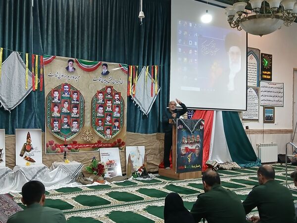یادواره شهدای شهرستان خلیل‌آباد در مسجد نبی 