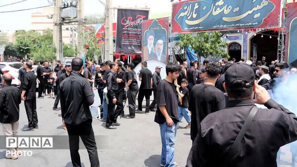 فردیس غرق در ماتم حسین (ع)
