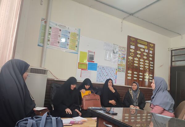بازید راهبران آموزشی از دبیرستان میثاق منطقه تبادکان مشهد