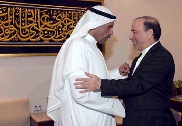 تسلیم پیام کتبی وزیر امور خارجه ایران به وزیر خارجه کویت