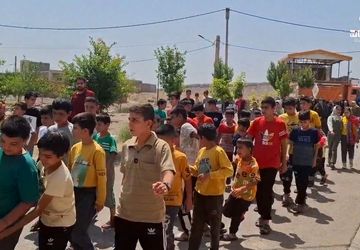 جشن بزرگ غدیر در روستای ونارچ قم 