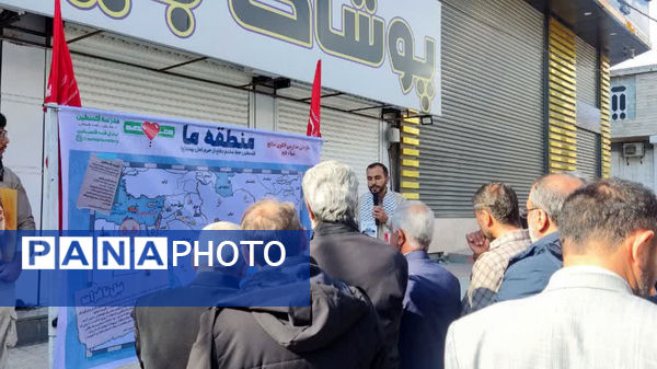 برپایی موکب پذیرایی از تجمع کنندگان جشن پیروزی فلسطین