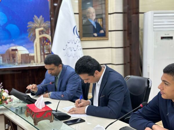 جلسه بدرقه دانش‌آموزان استان بوشهر اعزامی به مسابقات جهانی صربستان
