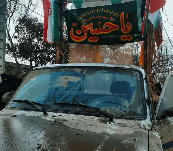 مراسم استقبال از شهید گمنام در غلامان