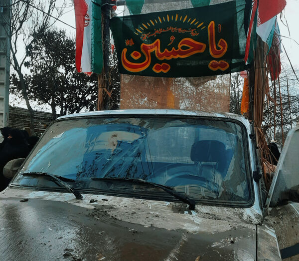 مراسم استقبال از شهید گمنام در غلامان