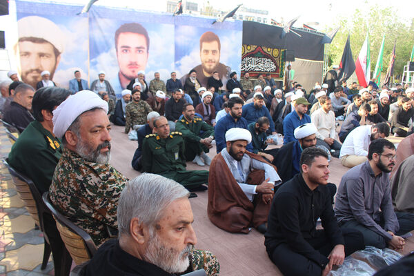 عزاداری سالروز شهادت امام جعفر صادق(ع) در تیپ 83 روحانیون رزمی تبلیغی