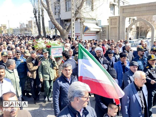 تشییع پیکر مطهر شهید والامقام سالار امامی‌فر