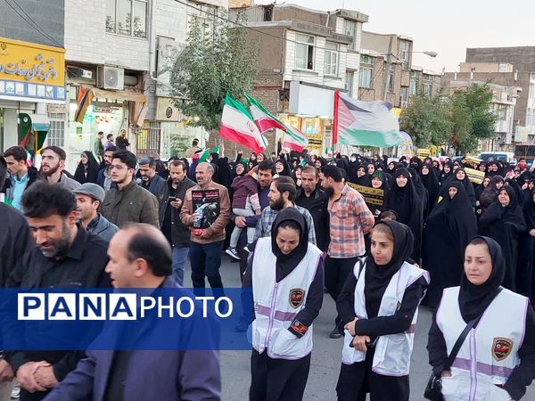 تجمع مردم خرمدره در محکومیت ترور شهید سیدحسن نصرالله