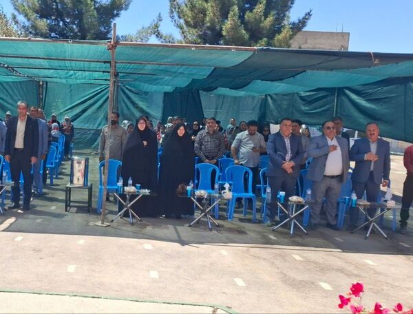 افتتاحیه آموزشگاه  سه کلاسه  دبستان دخترانه شهید نصرآبادی فیض آبادنیشابور 