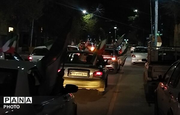 رژه ماشینی در سراسر شهر نیشابور-۳