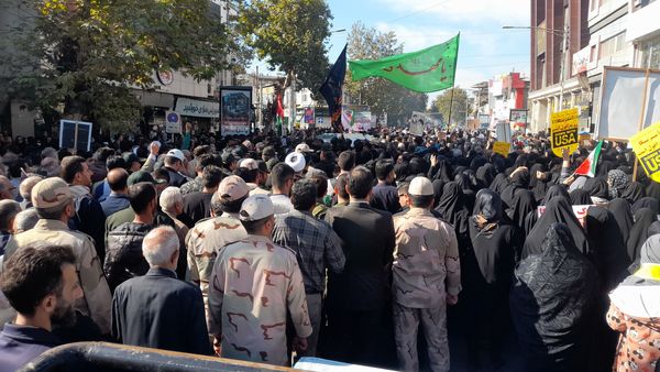 مراسم راهپیمایی ۱۳ آبان‌ ماه سال ۱۴۰۳ در شهرستان قائمشهر