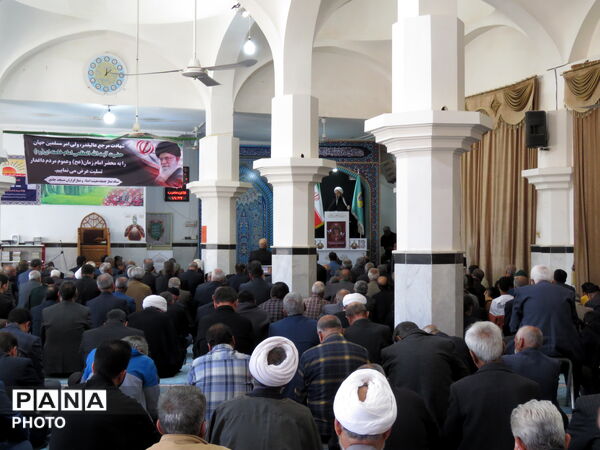 نماز عبادی سیاسی جمعه در خلیل آباد